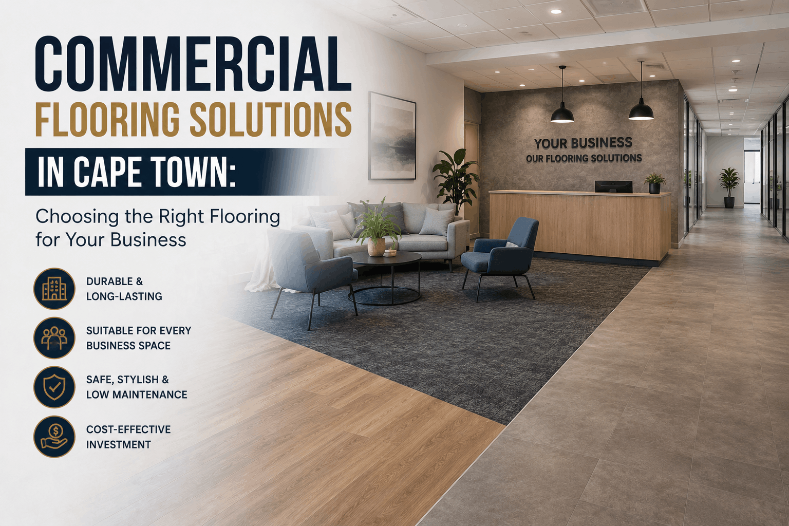 Commercial Flooring Solutions in Cape Town: Choosing the Right Flooring for Your Business